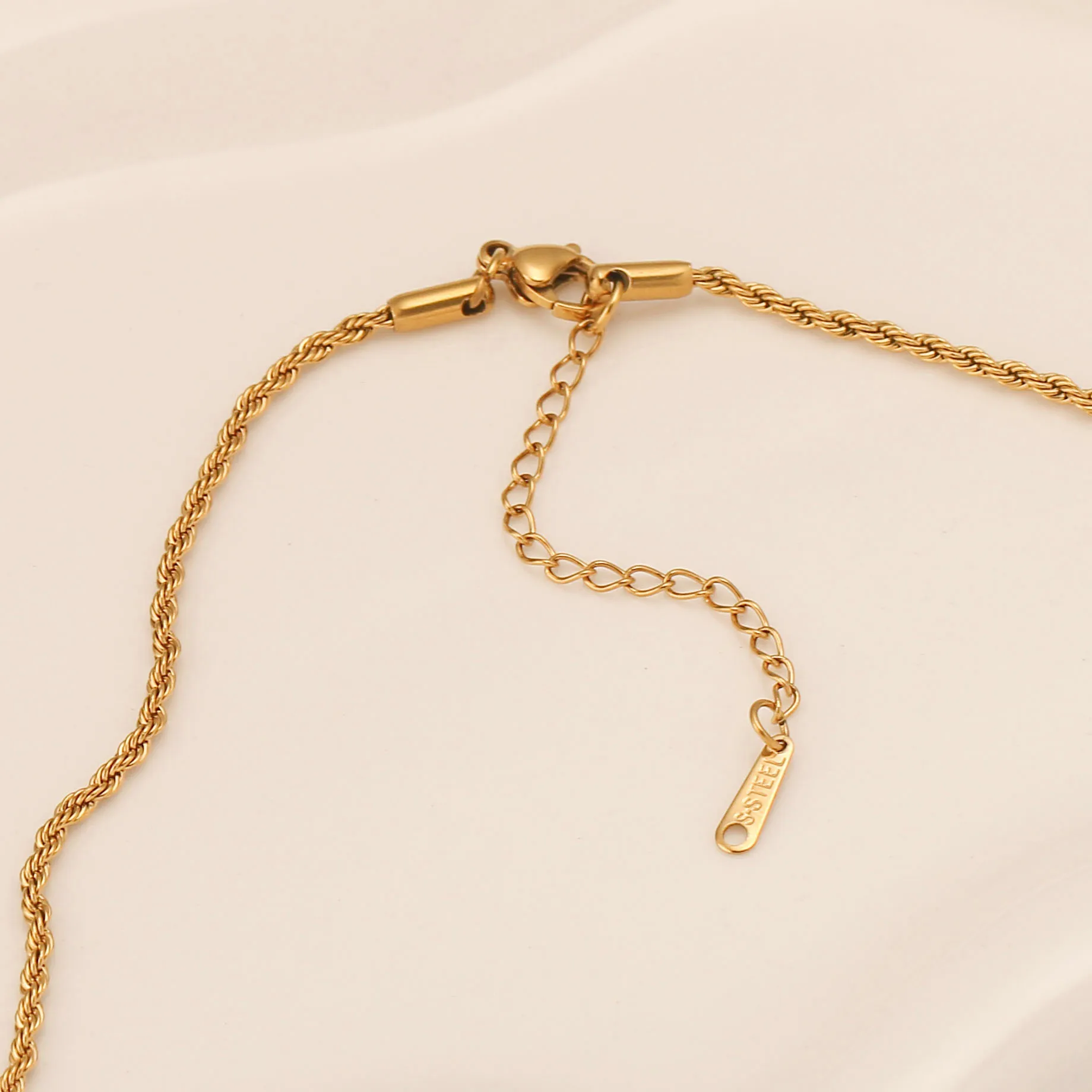DOOYIO Starfish/Flower/Sun/Shell Pendant Necklace 18K Gold PVD Plated Stainless Steel Women Twisted Chains Necklaces Jewelry New