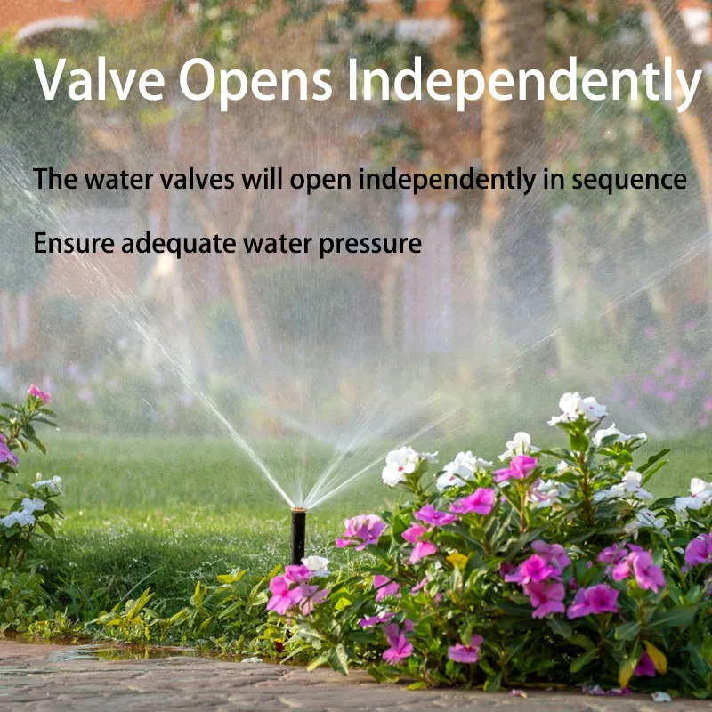 WIFI Connect Smart Watering Timer Garden Irrigation Controller Waterproof Water Valve Irrigation Timer Smart Watering System