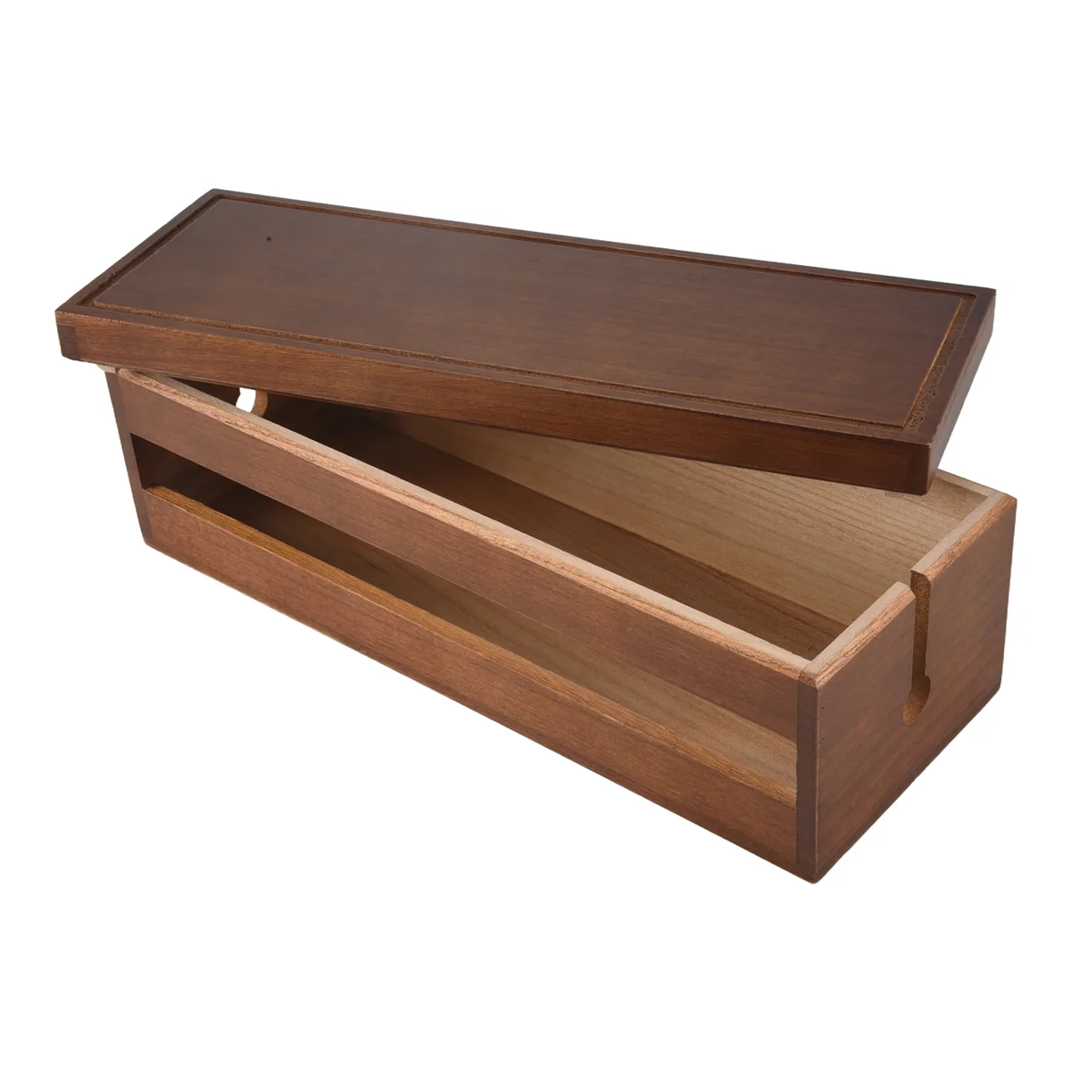 

Коробка для прокладки кабелей для продажи Деревянный органайзер для шнура Коробка для удлинителя Удлинитель для защиты от перенапряжения Провод (цвет кофе)