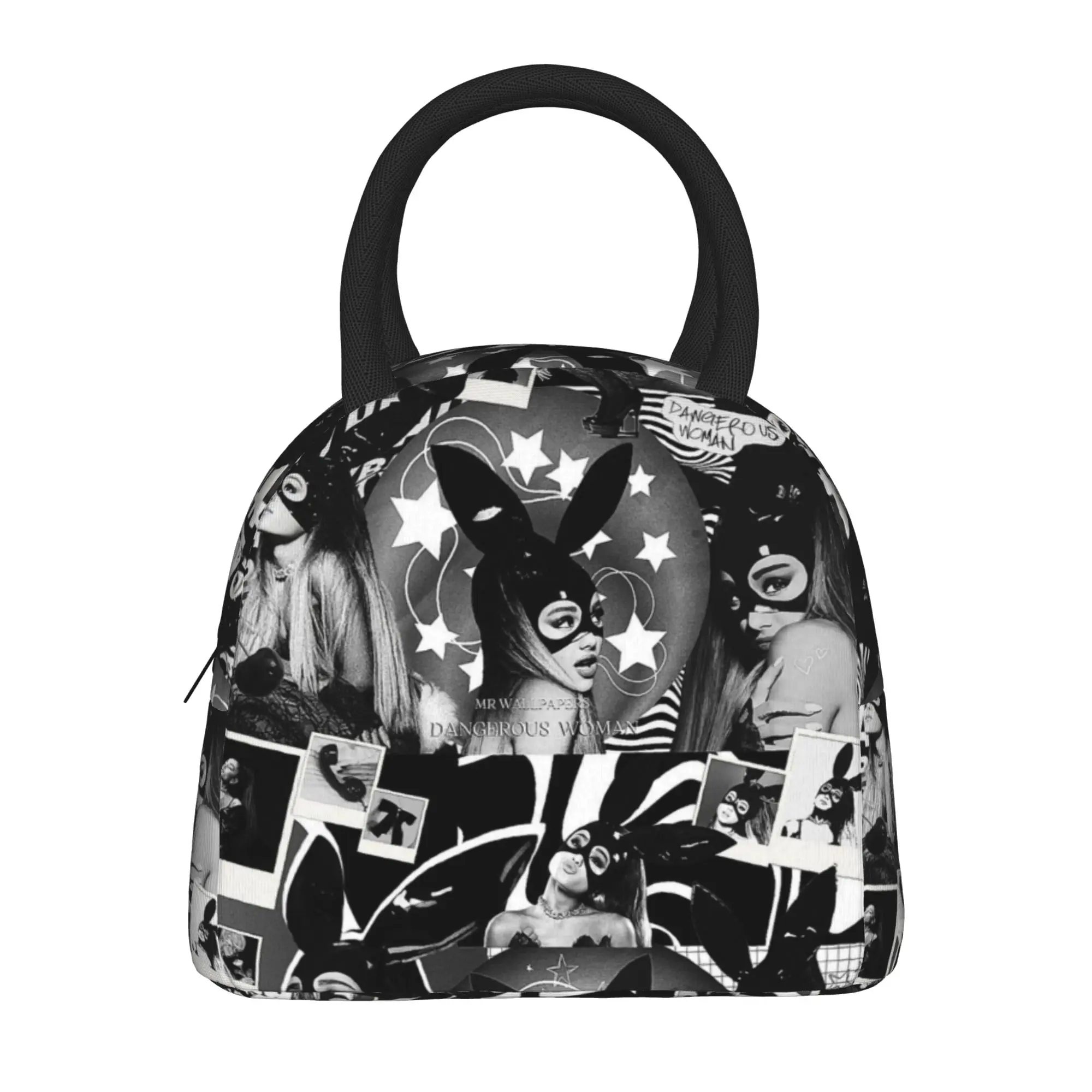 Insulated Lunch Bags Arianas Grandes Pop Music Accessories  Food Box Unique Design Cooler Thermal Lunch Box For Travel