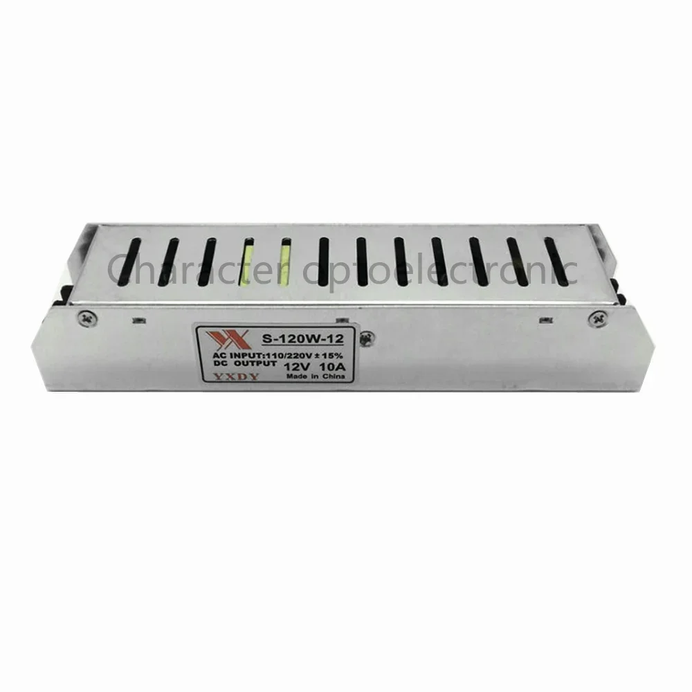 Lighting Transformers LED Driver AC85-265V  DC12V 10A 120W Power Adapter 10A for LED Strip Light Switch Power Supply  Driver