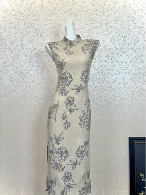 2025年秋新作-シングルレイヤー-ティーカラー-スウェル-バ-ジッパー-スレ-レディース-通気性-デイリーウェア-花柄