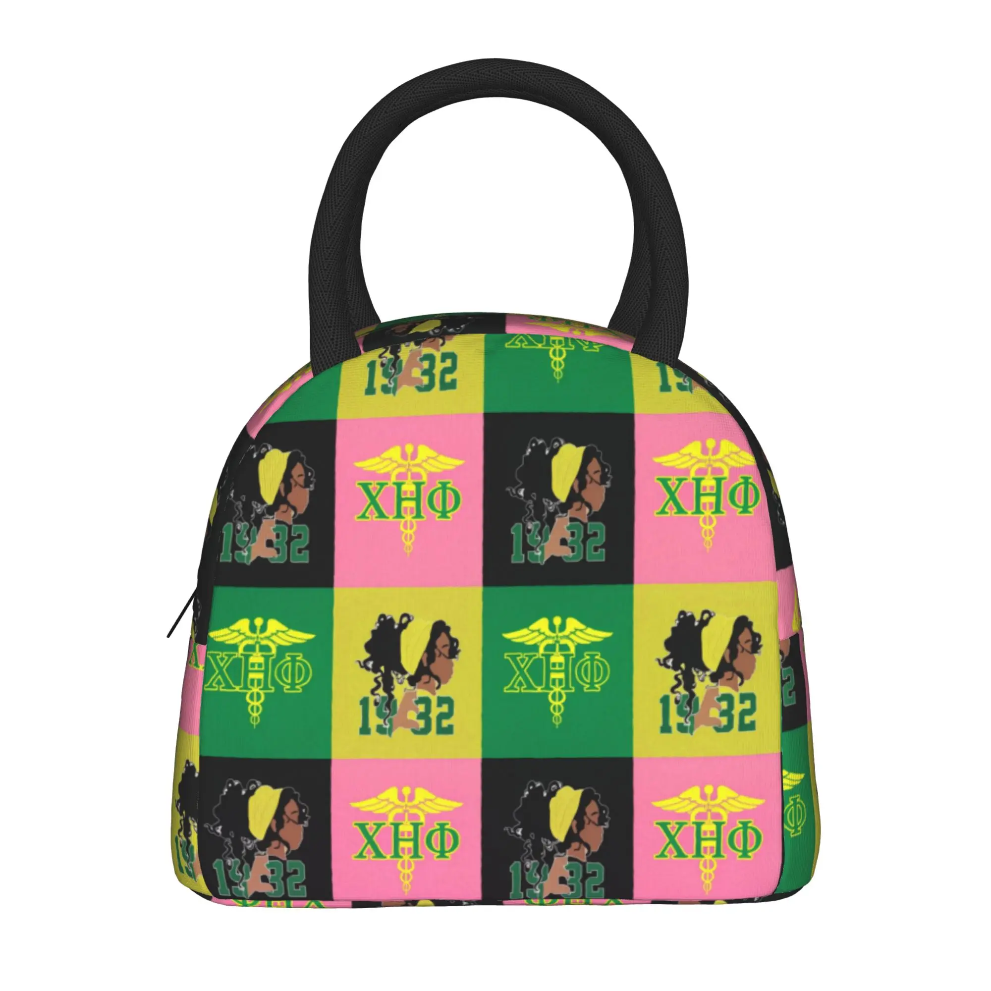 CHI ETA PHI Sorority Nurse 1932 Lunch Bag  Aesthetic Lunch Box For Child  Office Cooler Bag Oxford Thermal Tote Handbags