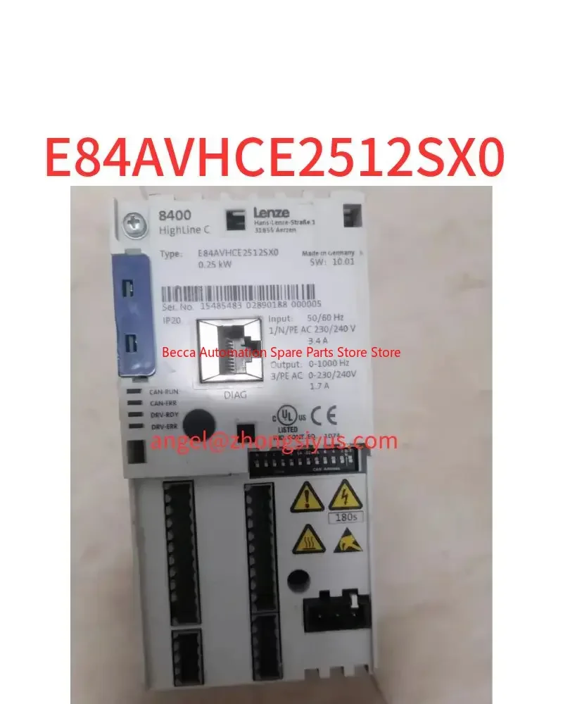 

Used E84AVHCE2512SX0 converter 0.25 kw
