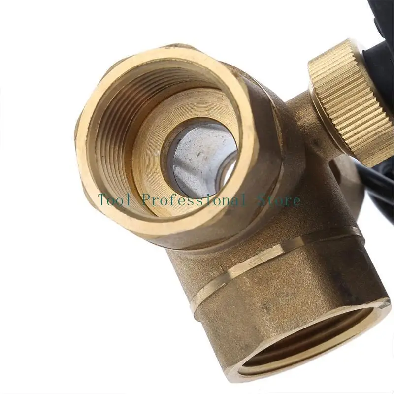 

57QF AC220V 3-ходовой 3-проводной электрический шаровой клапан с приводом для кондиционирования воздуха