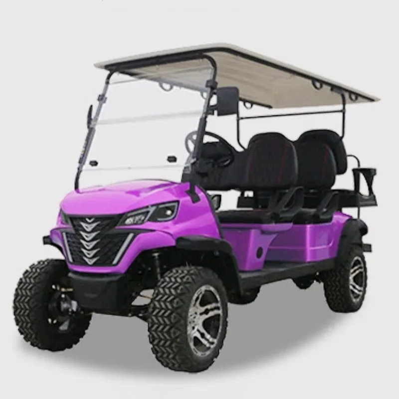

48/72V Exclusive Style Modern Fashion 2025 Brand New Design 4 Seat Sightseeing Bus Club Cart Electric Golf Buggy Hunting Cart