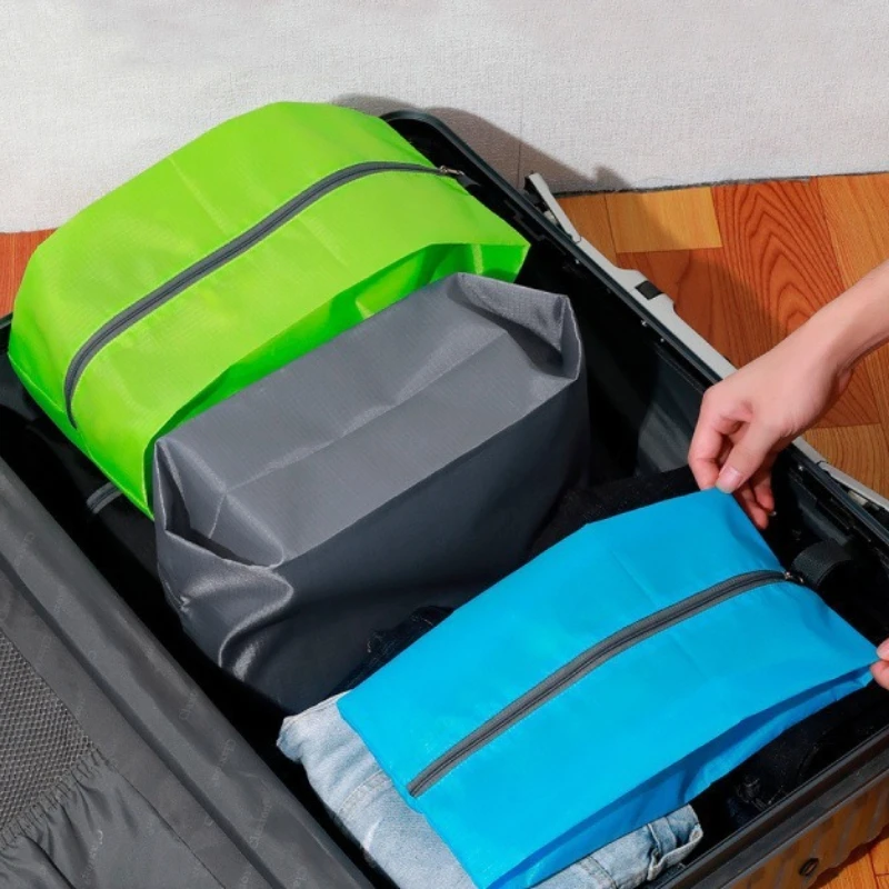 3PCS Sacos de Armazenamento para Sapatos, Capa Protetora contra Poeira, Bolsa Portátil para Viagem, Sacos de Armazenamento para Sapatos à Prova de Umidade e Mofo