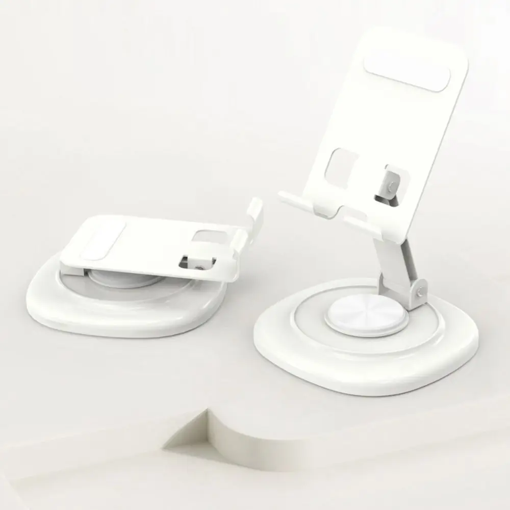 

Portable Aluminum Alloy Desktop Phone Stand Rotating Stable Tablet Phone Stand Foldable Adjustable Phone Holder Live Streaming