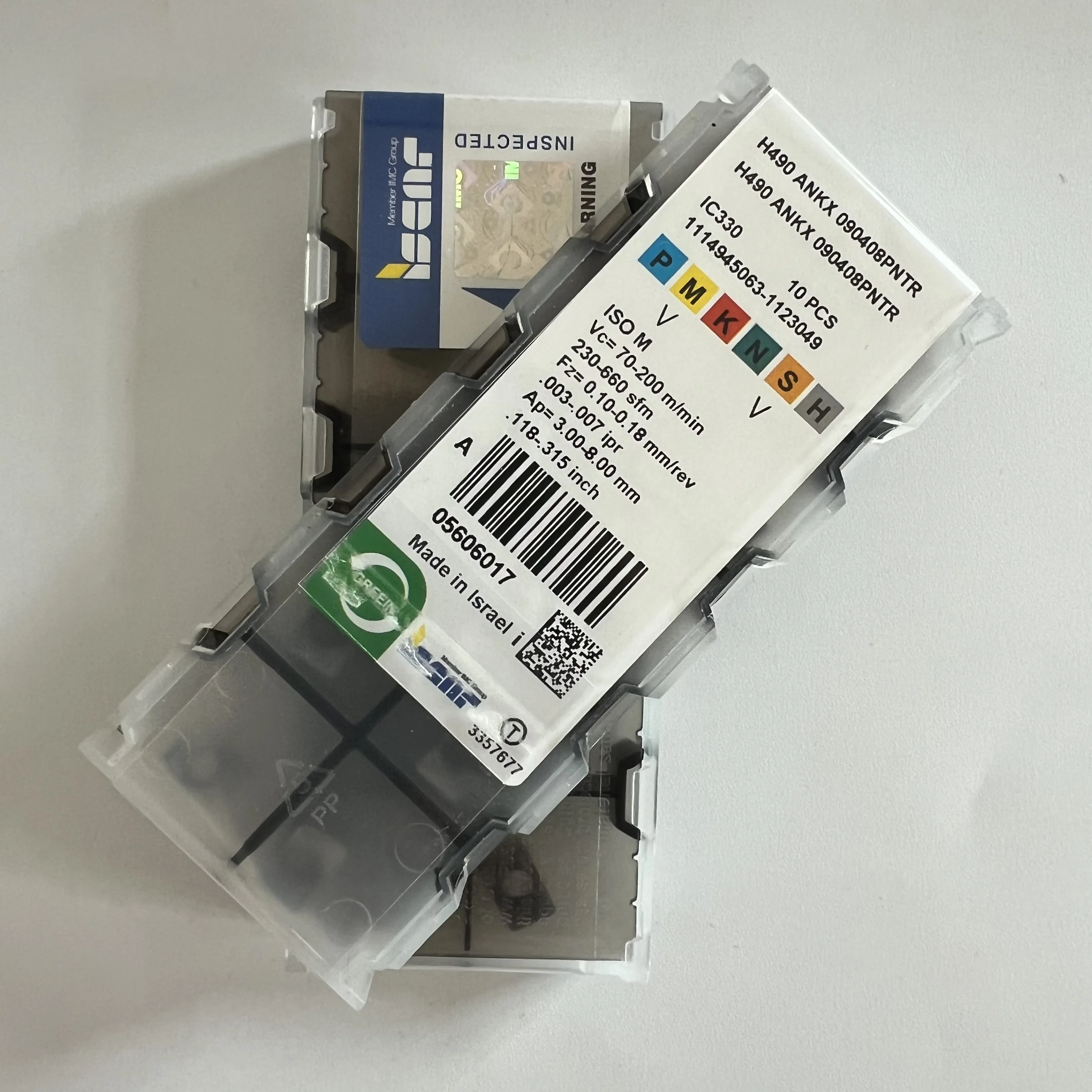

Carbide inserts for lathe H490ANKX090408PNTR IC330 IC808