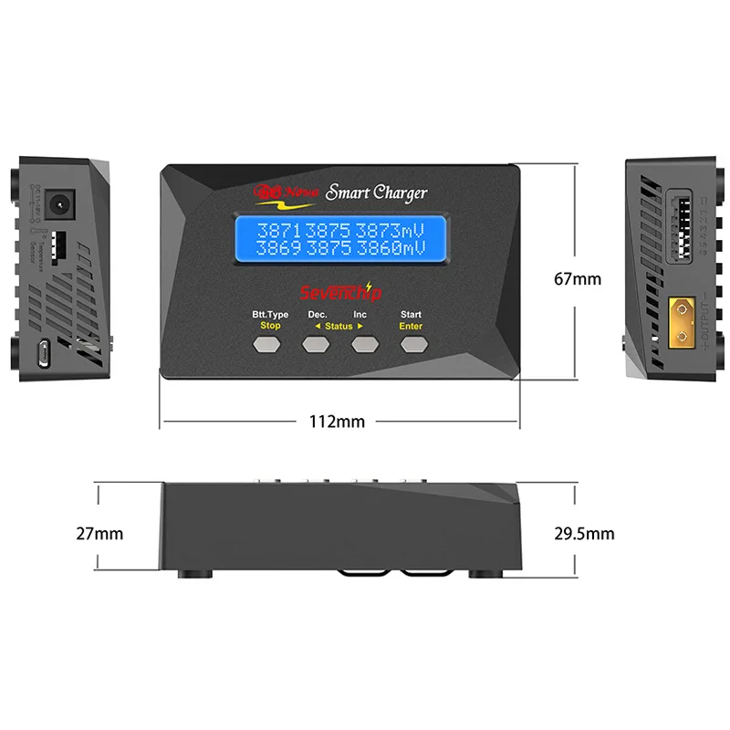 IMAX B6 Nova 60W Battery Charger Lipo NiMh Li-ion Ni-Cd Digital Lipro Balance Charger Discharger with Adapter For Rc Drone Car