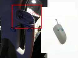 For Toyota Tundra Sequoia on The Interior Auxiliary Handle Cover B-pillar Handle Cover Up and Down