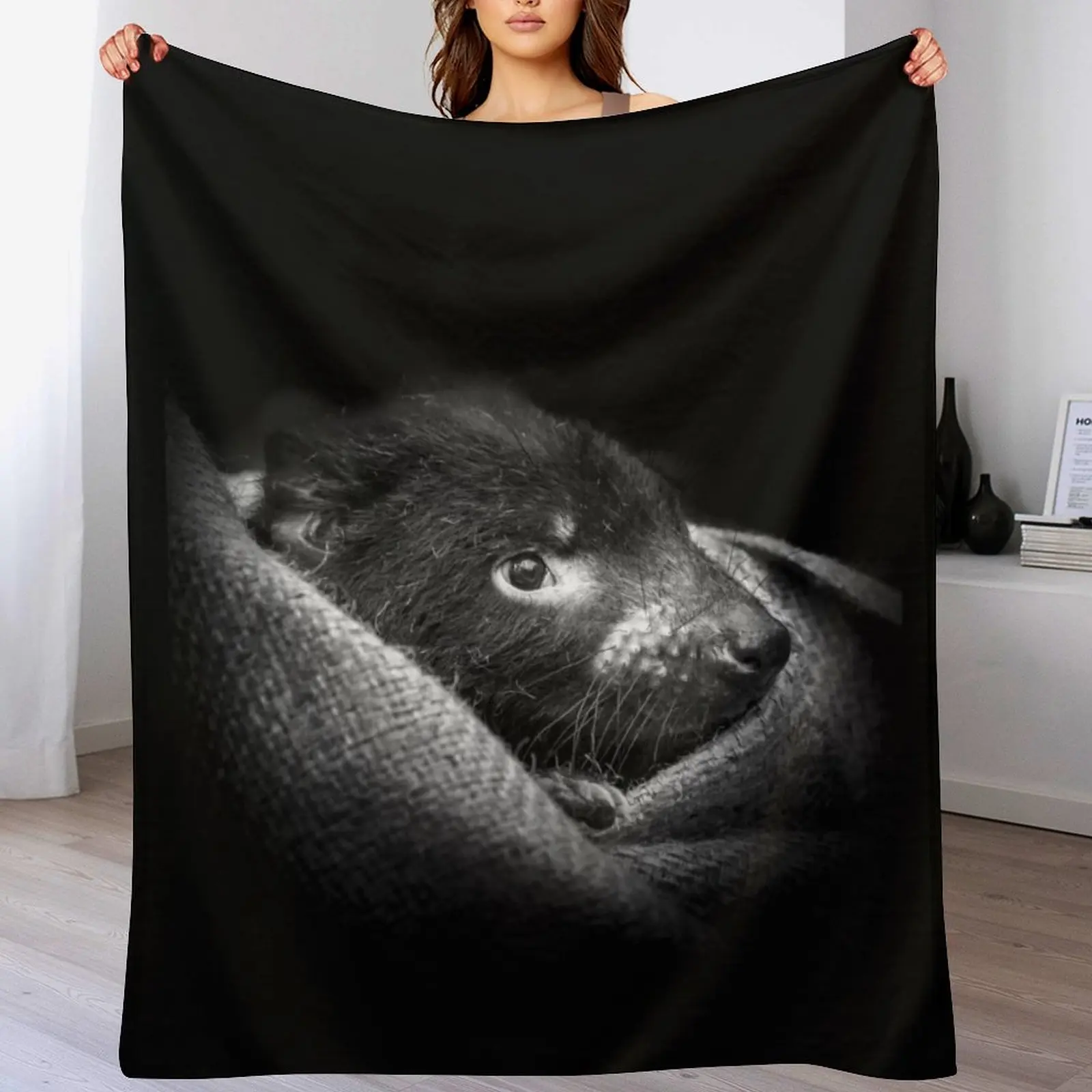 

Tasmanian Devil (all products) Throw Blanket Furry Decorative Sofa for winter warm for winter Blankets