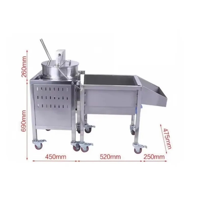 

Commercial Spherical Popcorn Machine Gas Stall Fully Automatic Fruit Cream Flavored Mini Popcorn Machine
