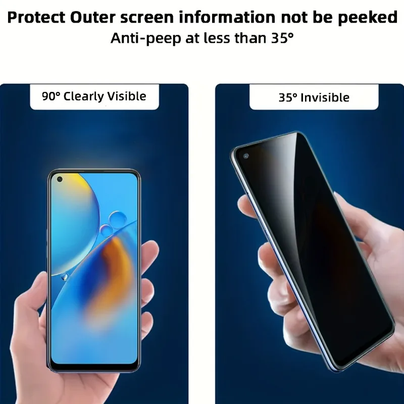 3 قطعة واقي للشاشة من الزجاج المقسى مضاد للزقزقة لهاتف OPPO A53s A54 A72 A74 A74 5G A78 4G A94 5G A80 5G A96 حماية من الخدش #5