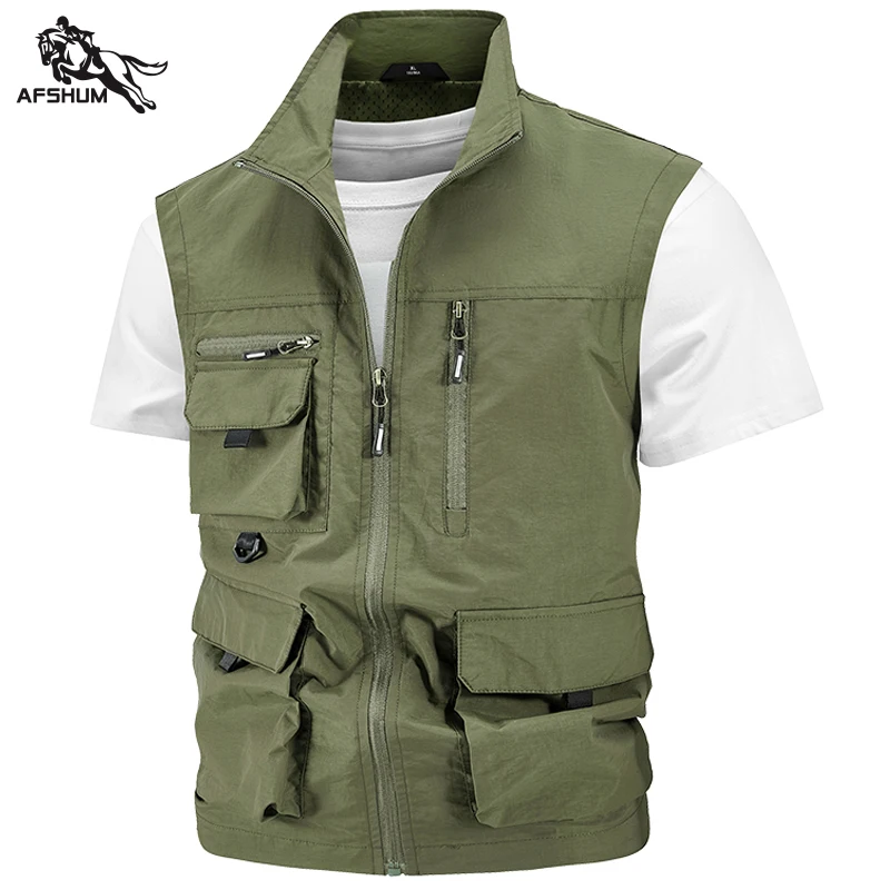 mens waistcoat Autumn winter New splice Men's Middle age rinsing business casual vest business casual vest Size M-4XL 5XL 8866