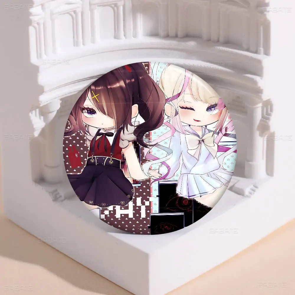 NEEDY GIRL OVERDOSE Soft Button Pin Bright Printed Icon Gift For Friends Badge Collar Brooch Lapel Pin Metal