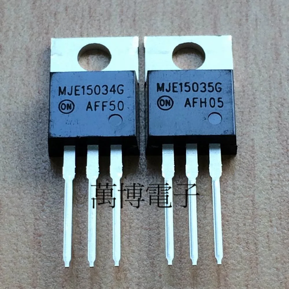 10pair/30pair ON original Ansonmei MJE15034 MJE15035 audio medium power push tube free shipping