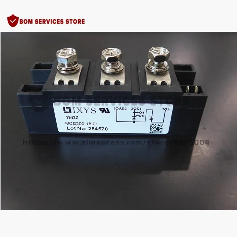 MCD200-16IO1 MCD200-14IO1 MCD200-12IO1 شحن مجاني جديد الأصلي IGBT وحدة