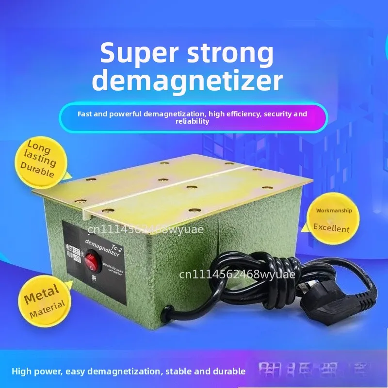 Desktop Demagnetizer TC-1 TC-2 Strong Degausser Metal Deperm Tool High Power Magnetic Remover