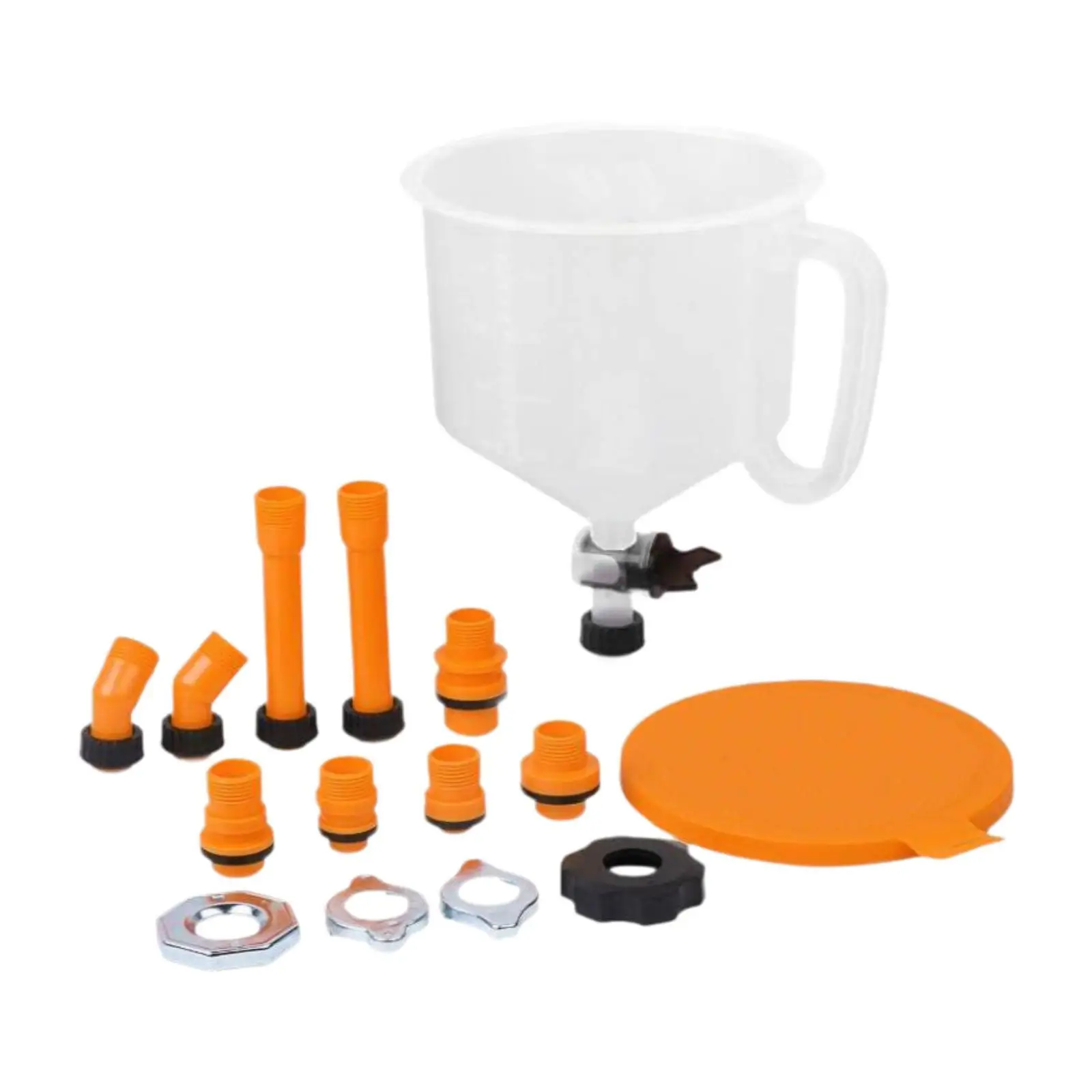 16 Pieces Generic Coolant Filling Funnel Set No Spill Coolant Funnel Set