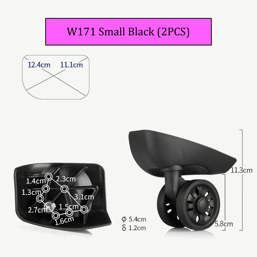 Adatto per accessori per valigie Samsonite U91 Trolley con ruota universale silenzioso Bagagli da viaggio Kit di riparazione speciale rinforzato