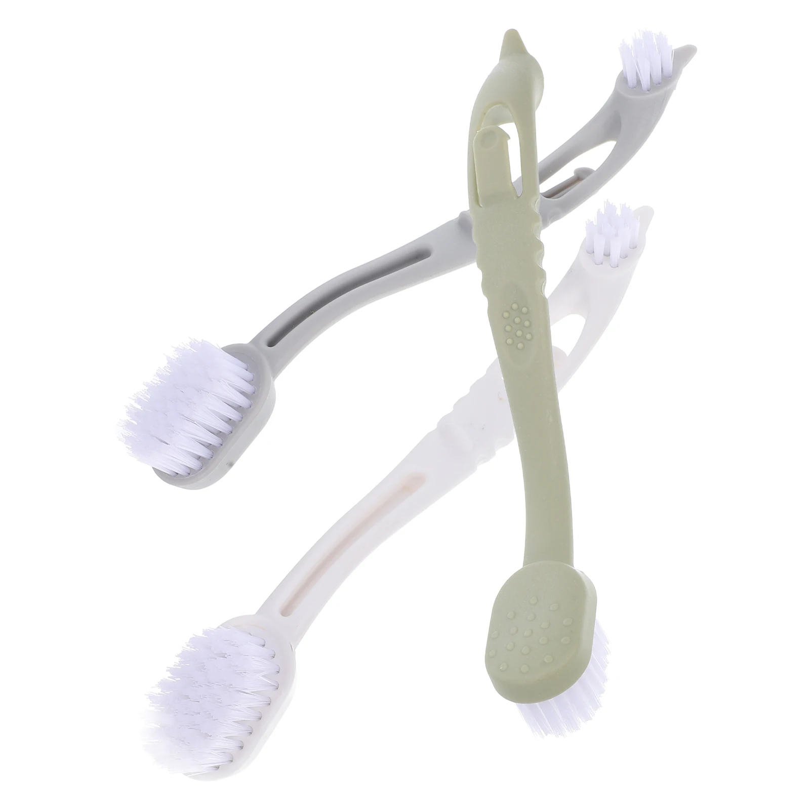 

3 Pcs Bird Cage Cleaning Brush Supplies Cleaner Birdcage Accessories Long Handle Birds Tool Poop