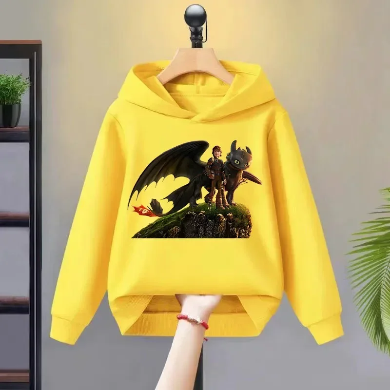 Sudadera Kawaii de cómo entrenar a tu dragón para niños, ropa de salud para niños, ropa para niñas, moda para bebés, top de otoño