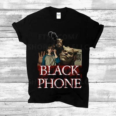 Black Phone Shirt The Grabber T Shirt Ethan Hawke Tee Finney Blake Tshirt