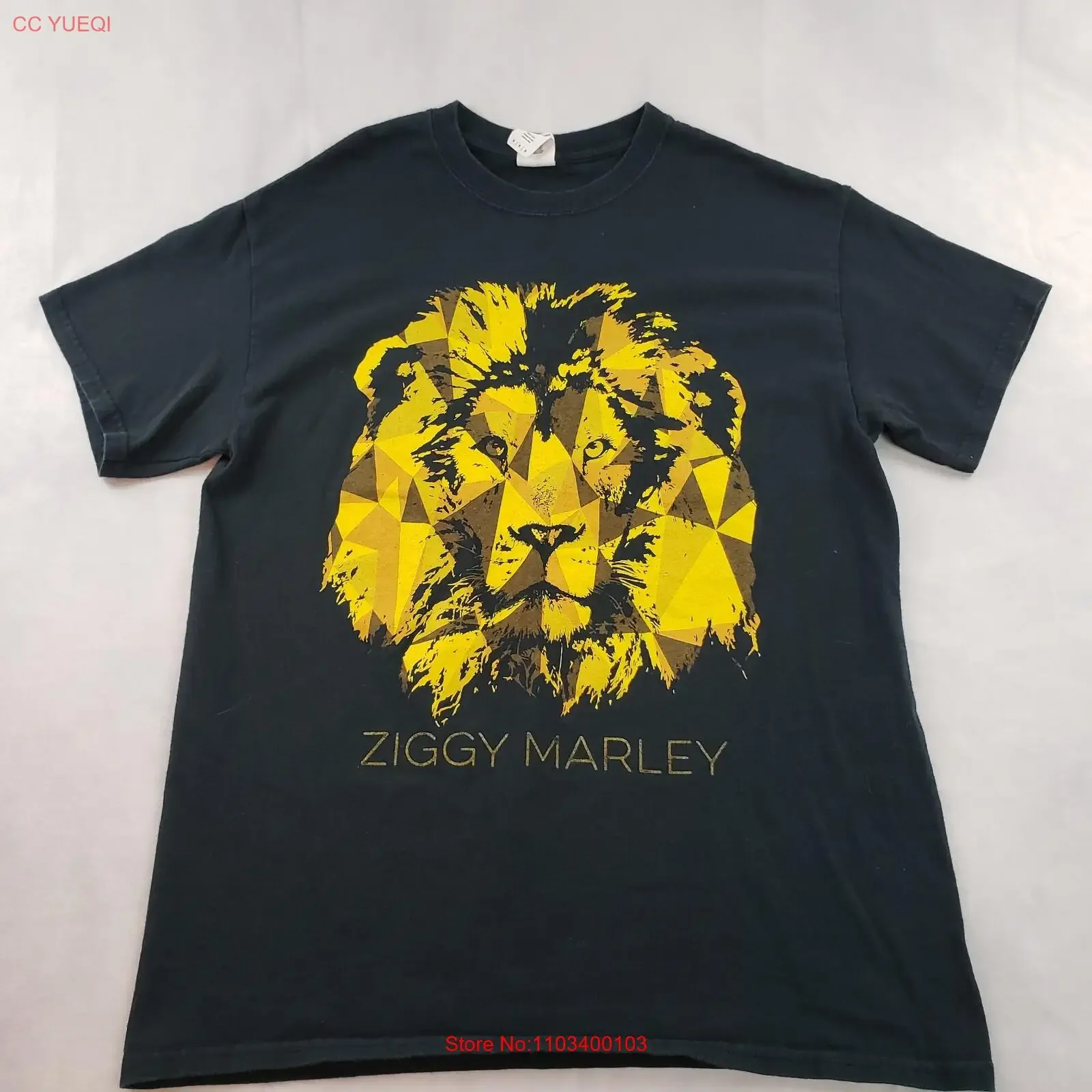 Футболка Ziggy Marley Y2K с головой льва, дизайн Rasta Reggae, мужская футболка M для взрослых, среднего размера, винтажная, растянутая, модная, стильная уличная одежда