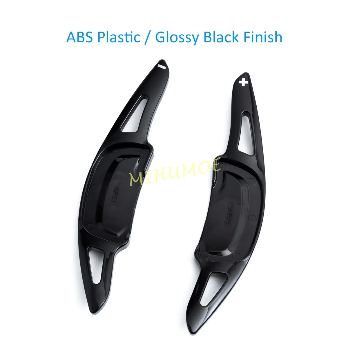 For Mazda 3 CX-30 CX-50 CX-60 CX-90 MX-30 Glossy Black Steering Wheel Gear Shift Paddle Extend Trims Accessories 2025 2024 2023
