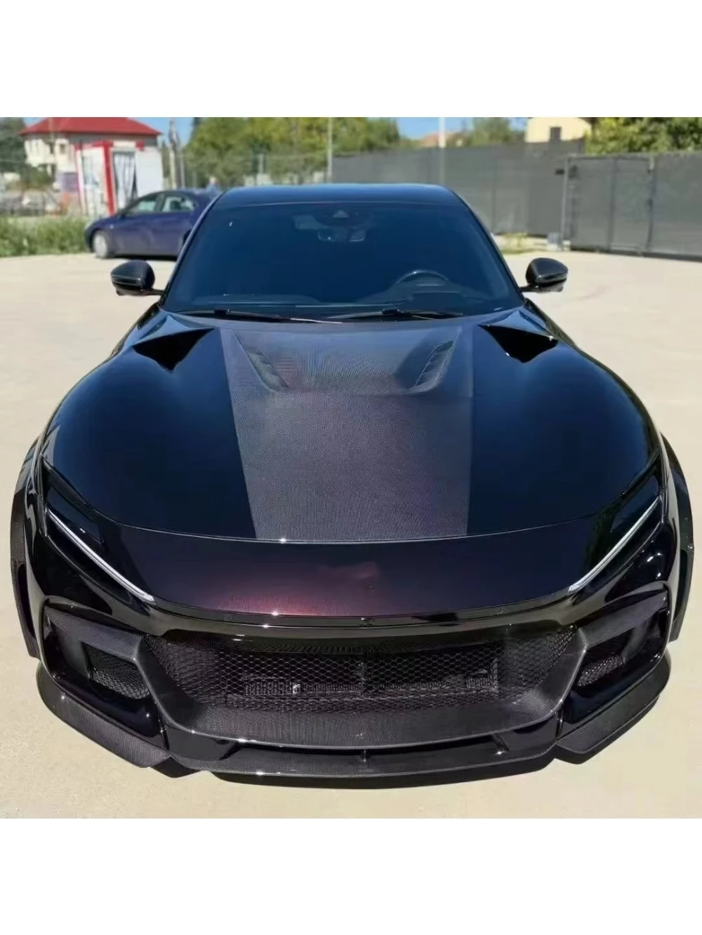 For Purosangue Dry Carbon Fiber Hood Purosangue Novitec Carbon Fiber Hood Engine Hood Purosangue Bumper Accessories