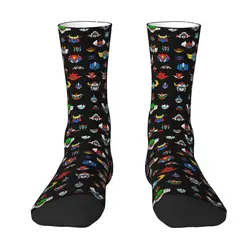 Ufo Robot Logo Men Women Crew Socks Unisex Fun 3D Printed Goldorak Grendizer Mazinger Z Dress Socks