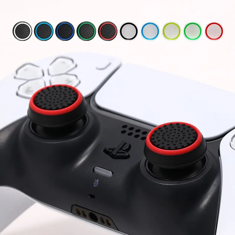 Nový silikon analogová joysticku thumbstick  pro ps5 ps4 ps3 xbox 360 xbox jeden regulátor náhrada joysticku úchop čepice