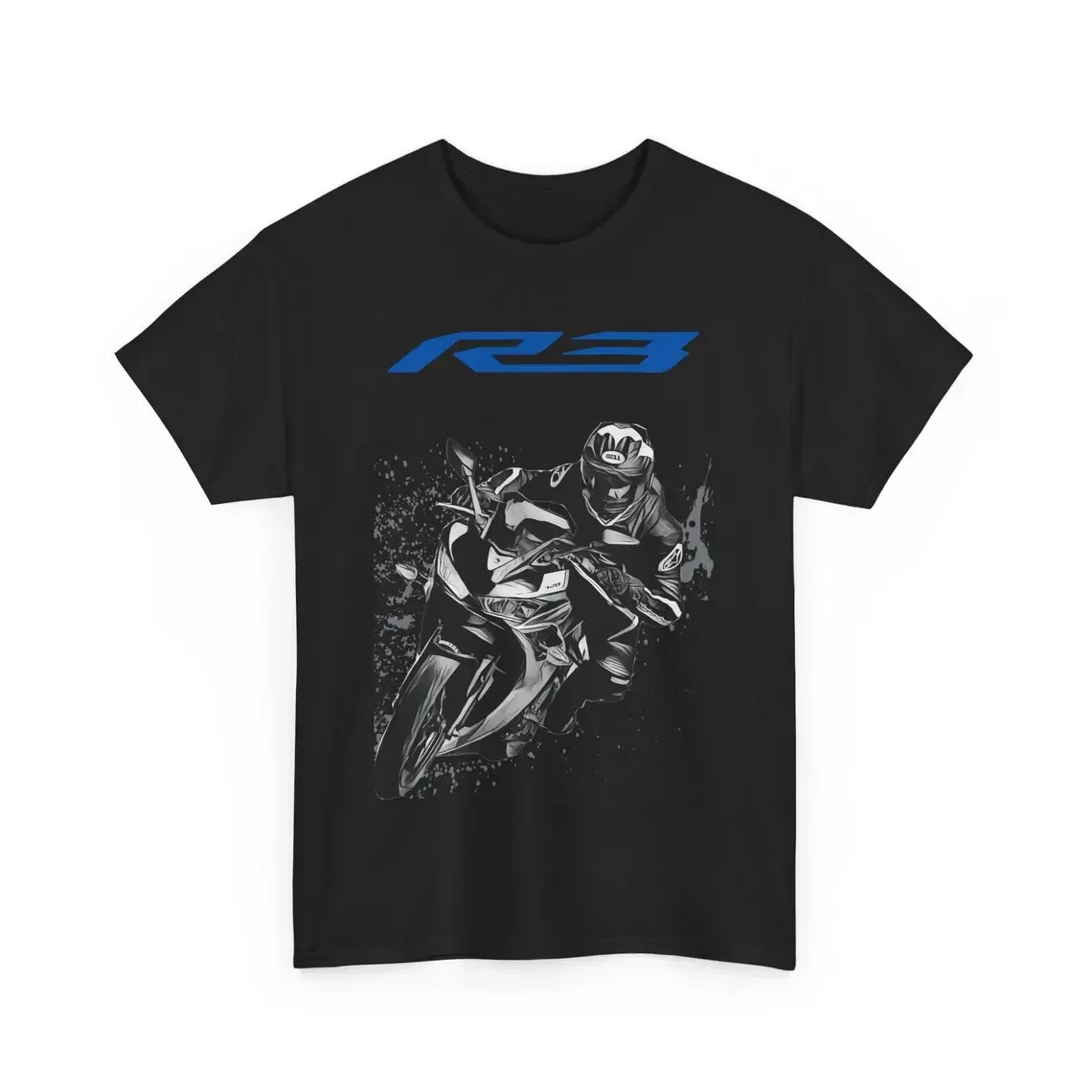 

2025 YZF R3 T Shirt Racing Champion Motorcycle Tee WorldSSP300 Rider Top For Fans bLU cRU Track Day Gift