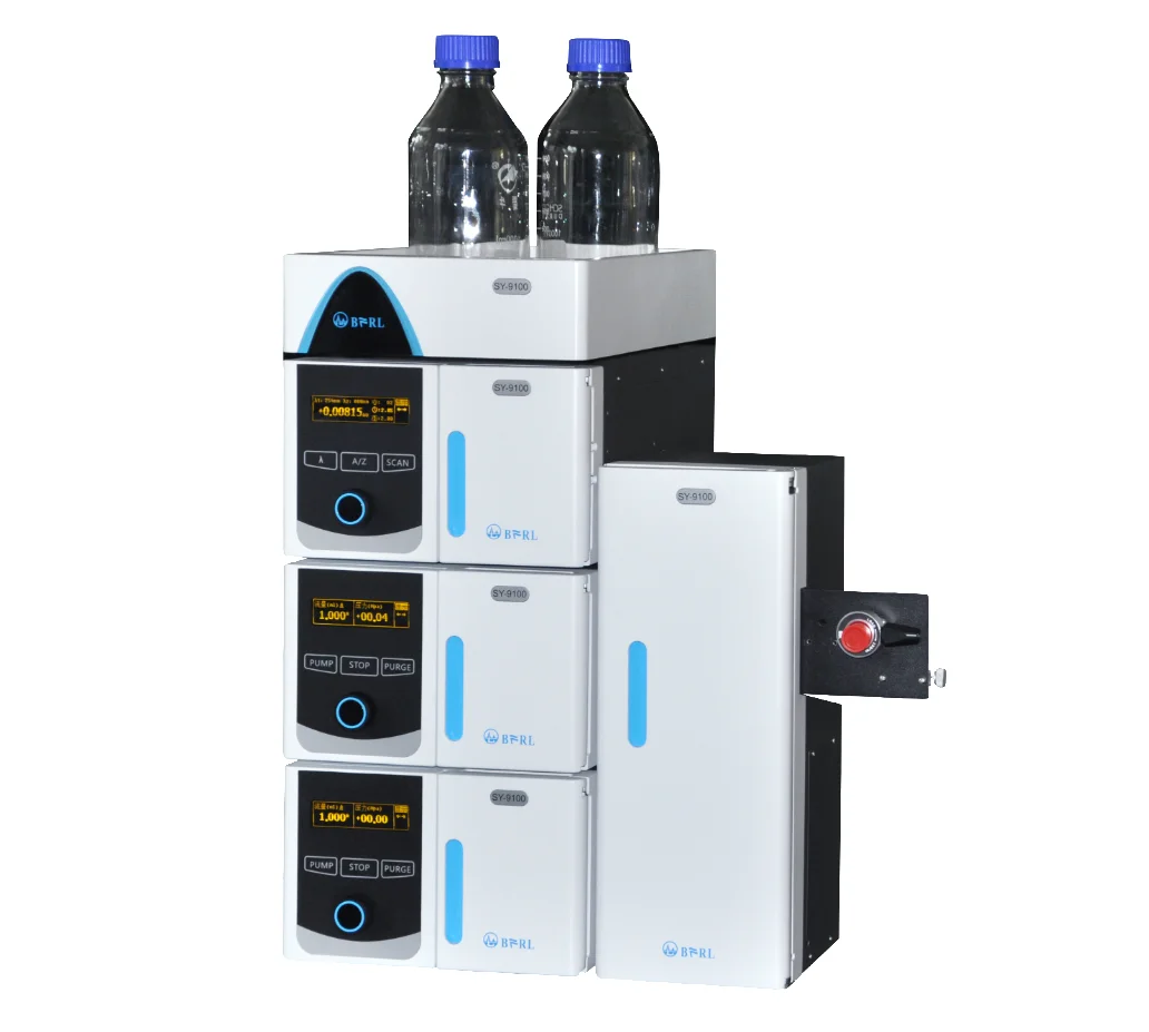 SY-9100 High Performance Liquid Chromatograph Premium Spectrometer with UV/Vis Dual Wavelength Detector 0.001-10mL/min Flow Rate