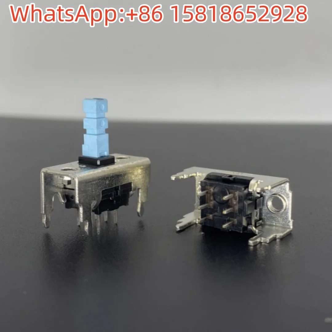 2pcs Self-Locking Key Switch with Bracket 6 Pin Mixer Power Button 10*10*20 Japan ALPS