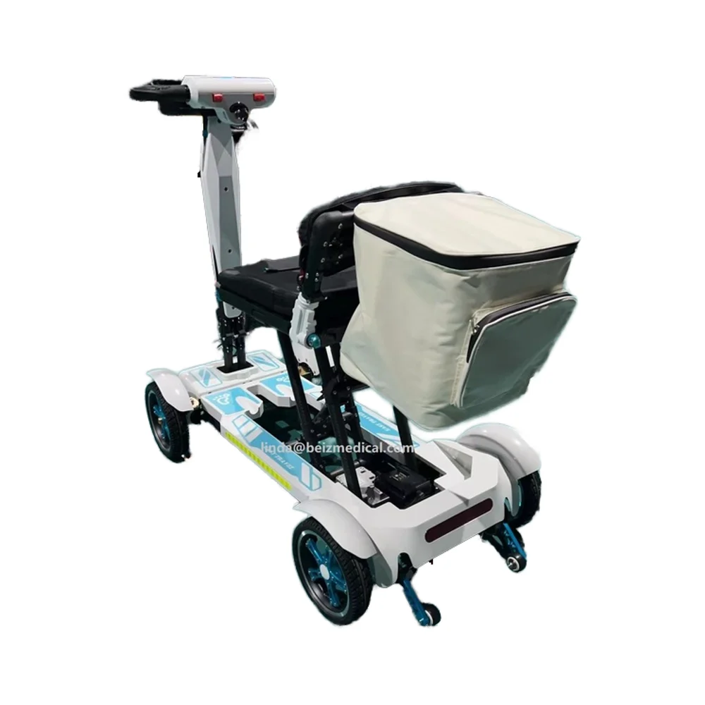 

18.5kg Feather Lightweight Electric Scooter Carbon Fiber Portable Foldable To Put In The Trunk Of The Car For Elderly- BZ-JR05