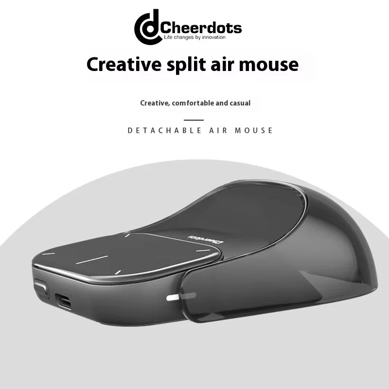 Cheerdots 2 Detachable Air Mouse Wireless Touchpad Laser All-In-One Bluetooth Mobile Mouse For Presenter Remote Control Custom