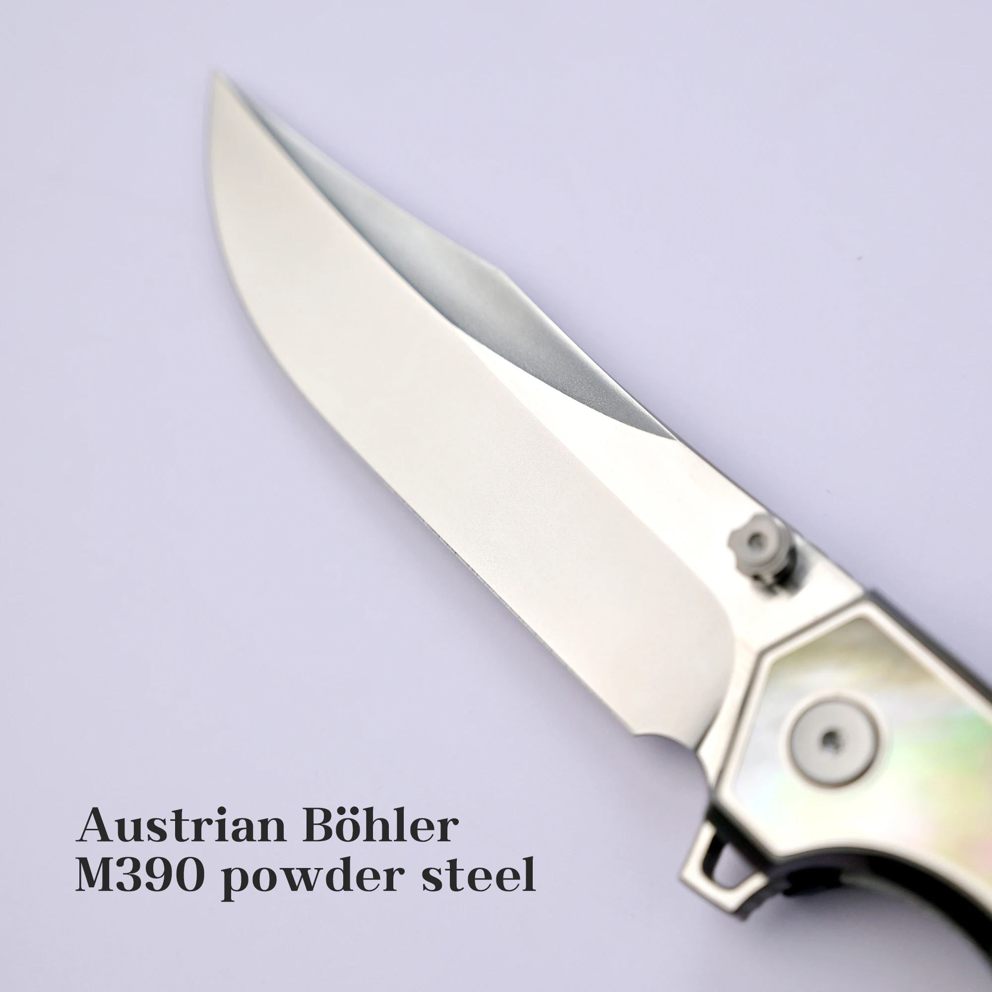 INFINITE Wenyao High-End-Klappmesser M390 Klinge Zirkoniumlegierung Griff Outdoor Taschenmesser EDC Werkzeug Obstmesser Taschenmesser