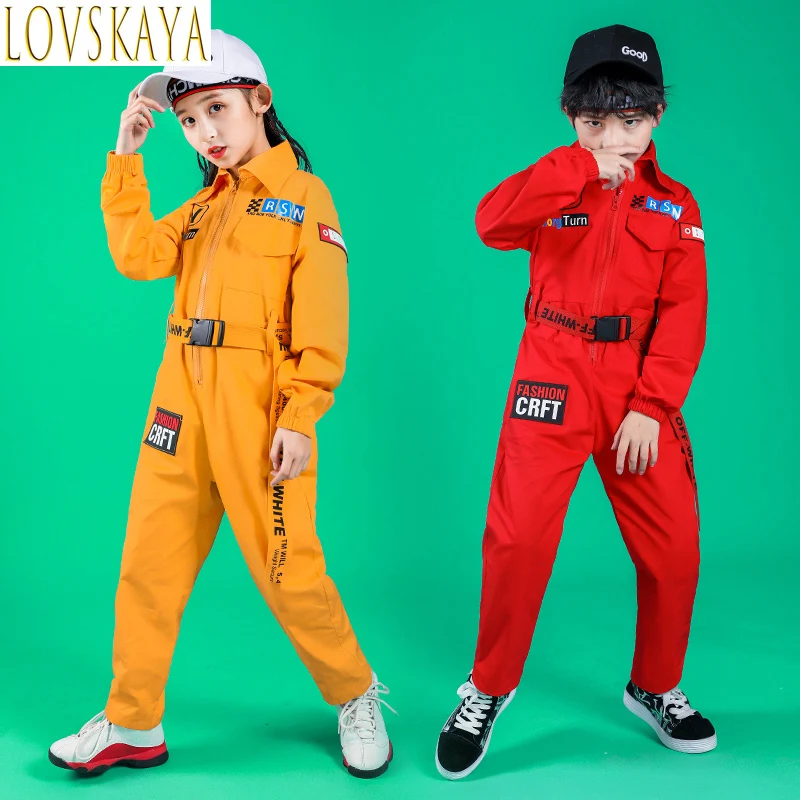 

Children's New Year's Day workwear jumpsuit, boys' jazz dance suit, hip-hop children's festival performance suit