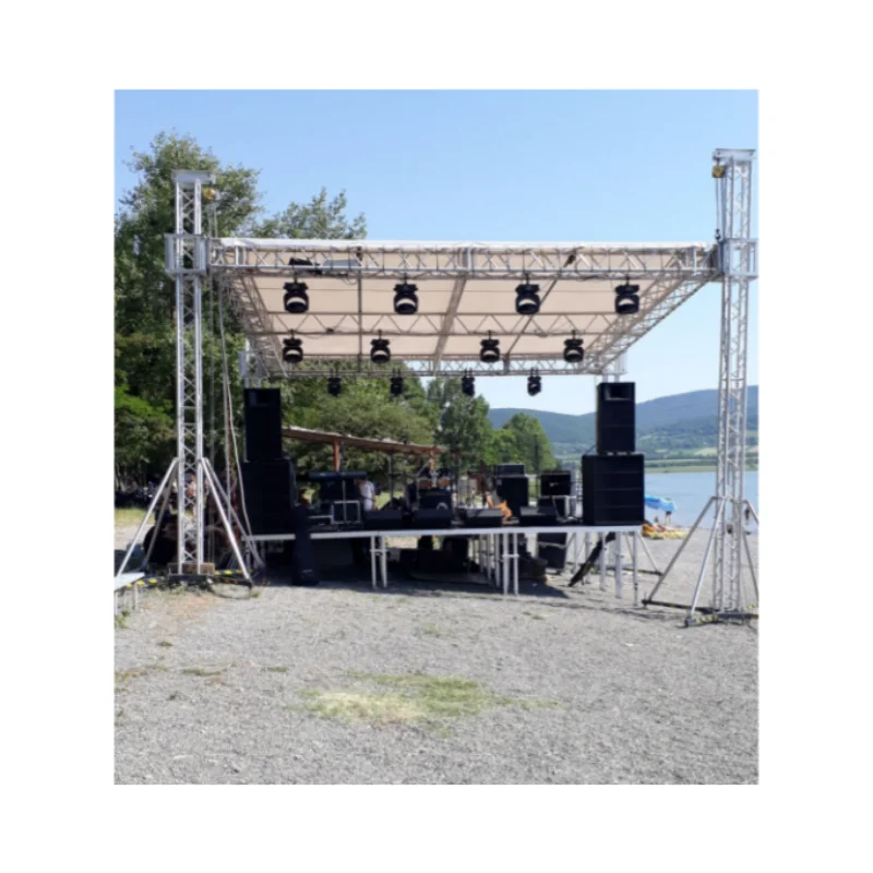 

Used Easy To Install Aluminum Movable Trusses Compatible Performing,fashion Shows/advertising Stage Truss Roof System With Tents