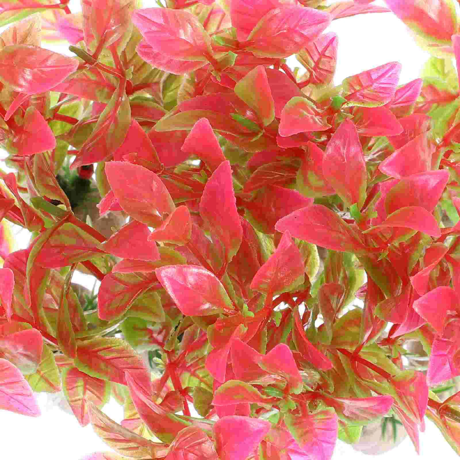 

20 Pcs Aquatic Plants Aquarium Decorations Fish Tank Accessories Small Office Table for Pvc Extra Large Landscaping