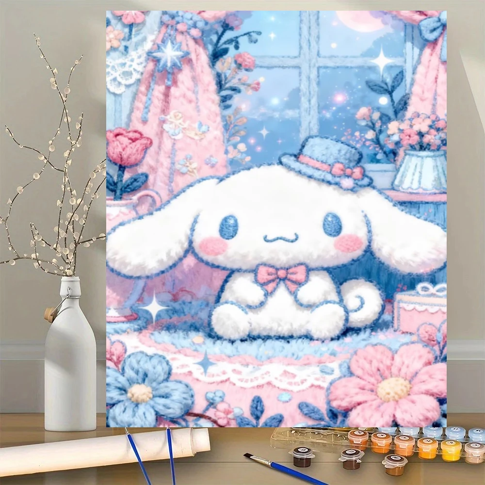 Embroidery Translate - Oil Painting By Numbers Kits Sanrio
