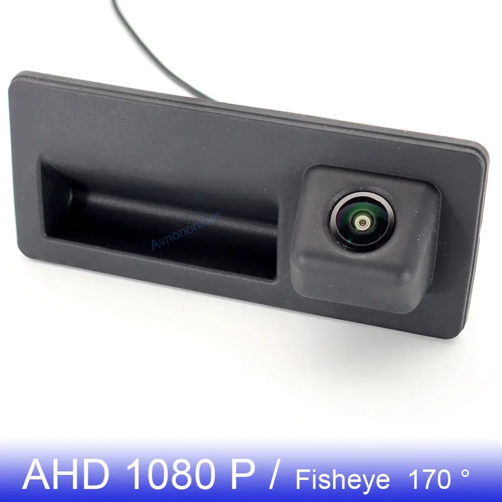 

Vehicle Truck Handle Rear View Camera AHD 1080P 170° + Power Relay For Seat Alhambra 2010 2011 2012 2013 2014 For Audi A6 C7 4G