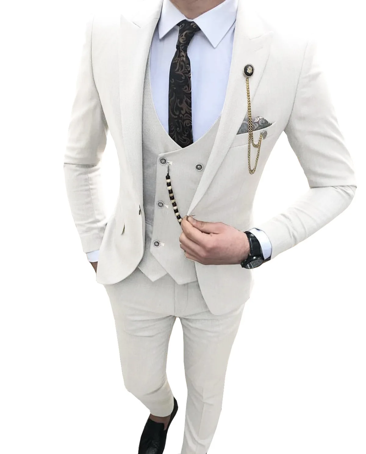 10288 Groom and best man host performance suit