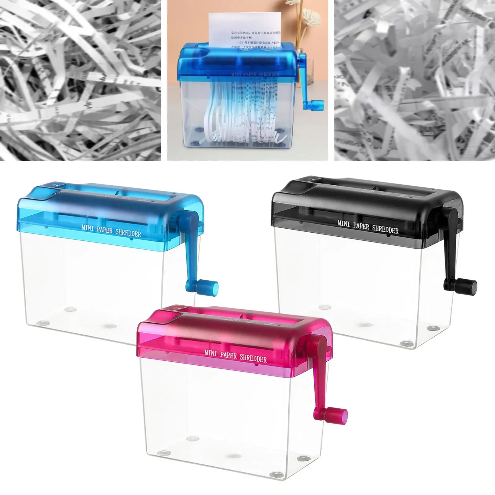 

Manual Paper Shredder Hand Shredder Mini Household Handheld Paper Cutting