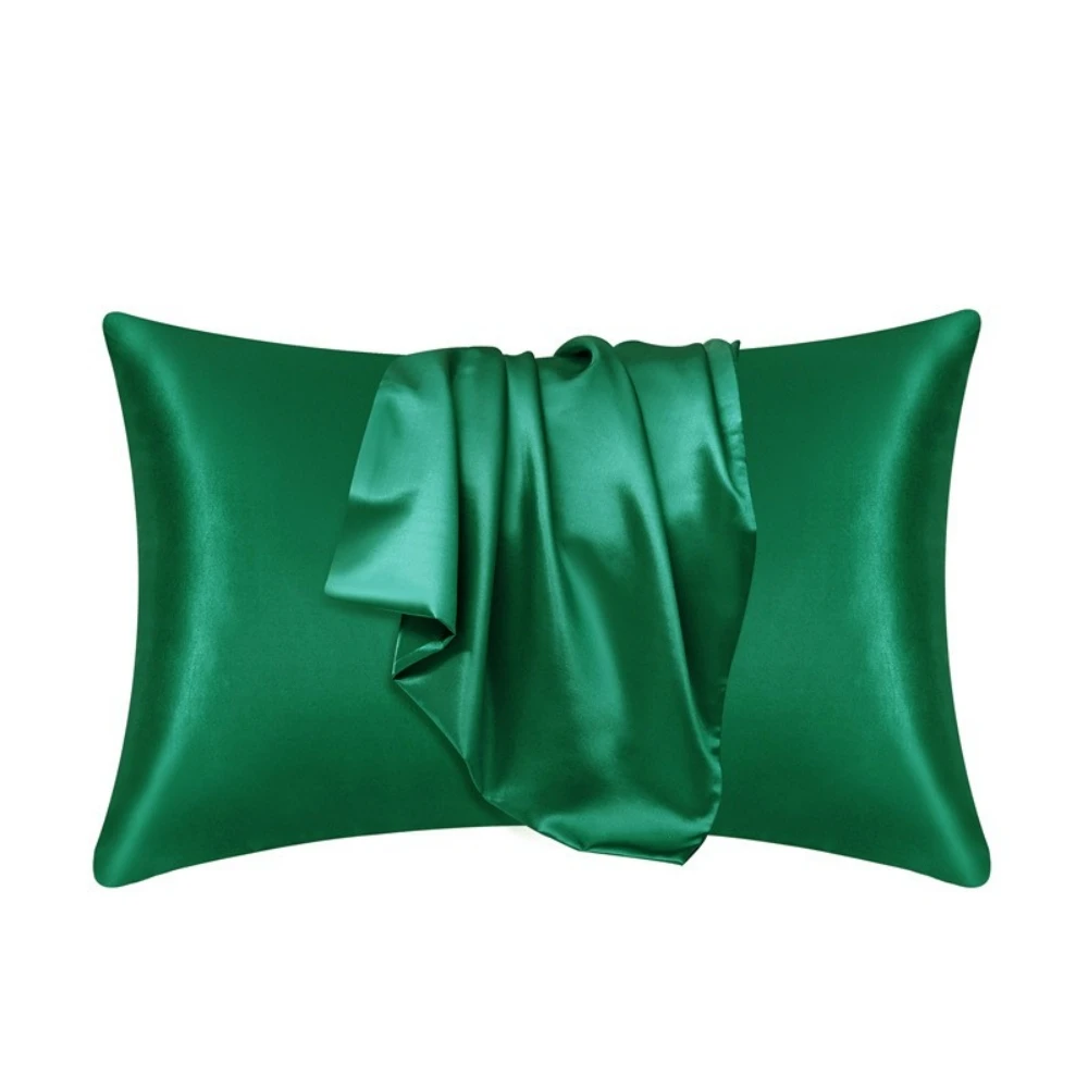 Nordic Seide Kissenbezug Weiß Schwarz Grau Khaki Blau Rosa Splitter Bett Kissenbezüge Luxus Fällen Hause Bettwäsche Dekor – Detail 10