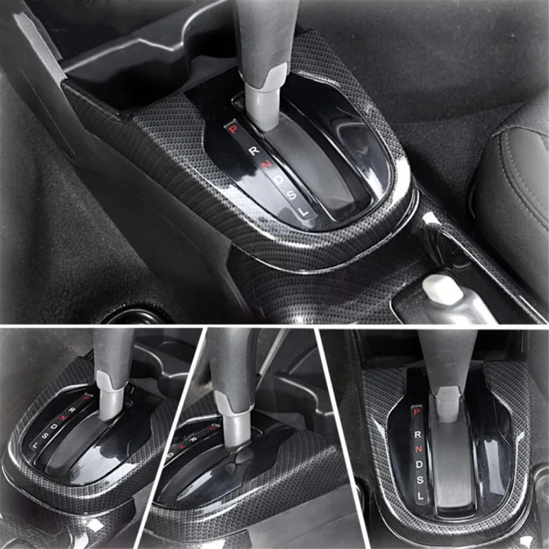 

Для Honda Fit Jazz GK5 2014-2017 2019, аксессуары, рамка приборной панели автомобиля, внутренняя ручка, рамка коробки передач, коробка переключения передач, крышка шестерни