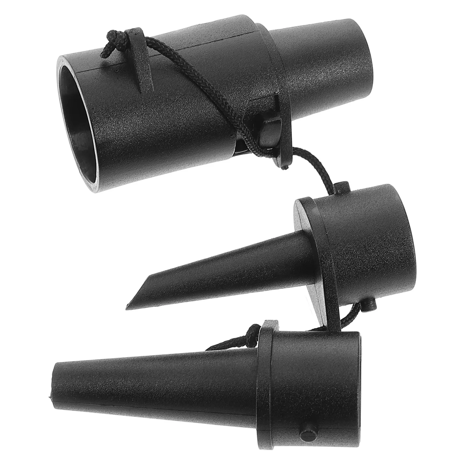 

1 set Air Adapter Nozzle Inflatable Black Replacement Fitting Mattress Swing Ring Cycling Bed Pump Plastic Pump Nozzles