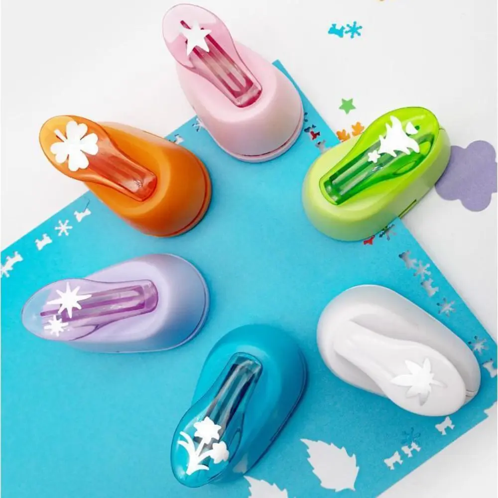 DIY Crafts Paper Hole Punch Different Shapes Plastic Stamp Shape Punch Hole Punch Exquisite Mini Cutter